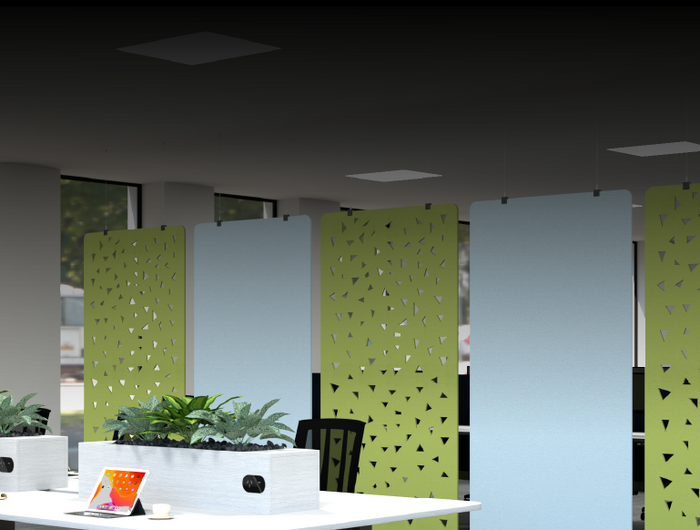 NEW ACOUSTIC HANGING PANELS