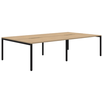 Avero Fixed Height Desk - 4 pod back to back