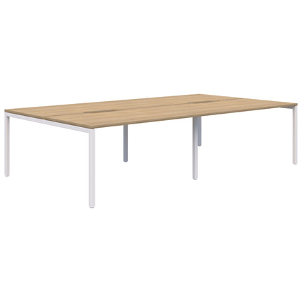 Avero Fixed Height Desk - 4 pod back to back