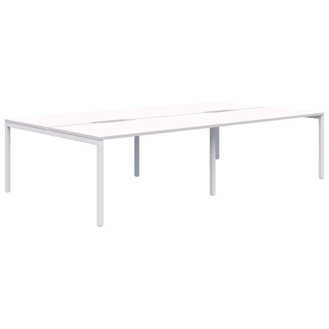 Avero Fixed Height Desk - 4 pod back to back