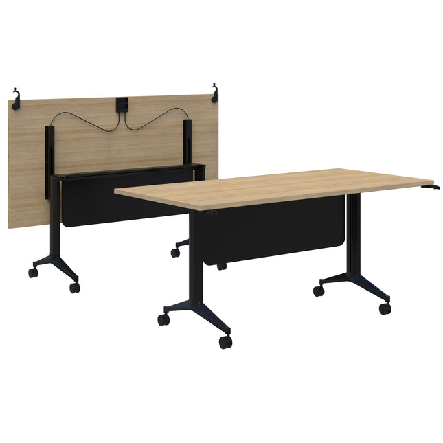 Fiord Flip Table with Modesty and Connectors