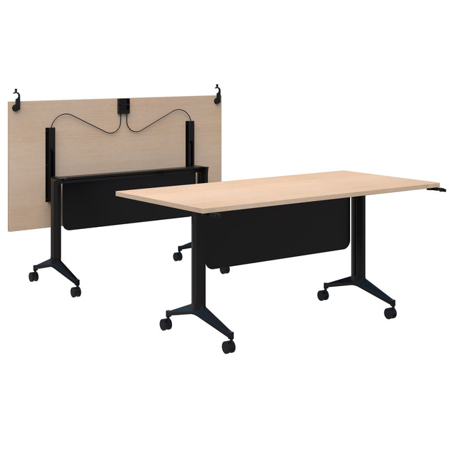 Fiord Flip Table with Modesty and Connectors