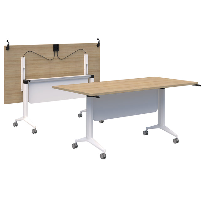 Fiord Flip Table with Modesty and Connectors