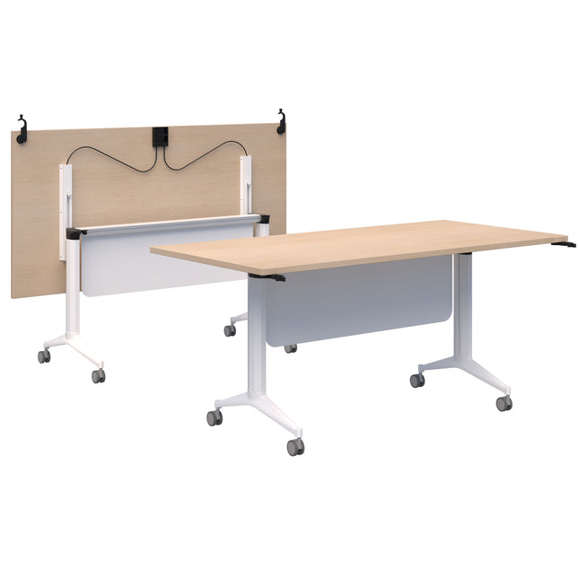 Fiord Flip Table with Modesty and Connectors