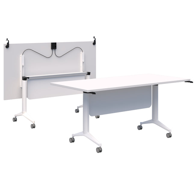 Fiord Flip Table with Modesty and Connectors