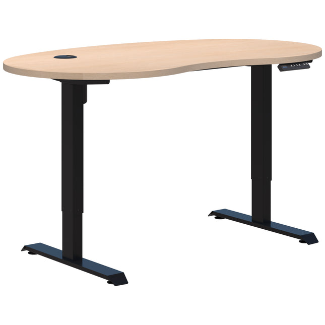 Duo II Electric Desk - Bean Shape