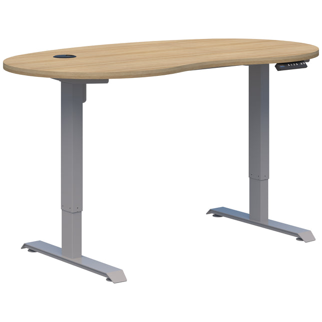 Duo II Electric Desk - Bean Shape