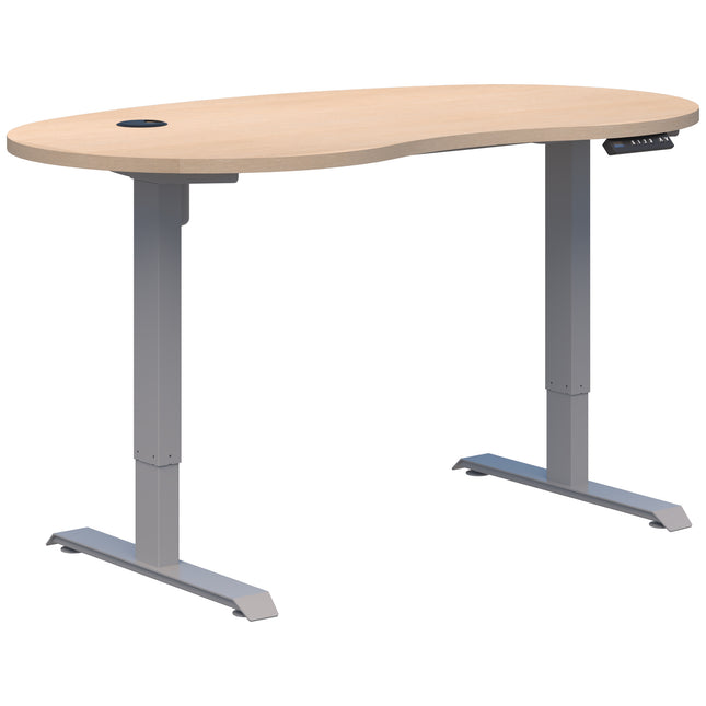 Duo II Electric Desk - Bean Shape