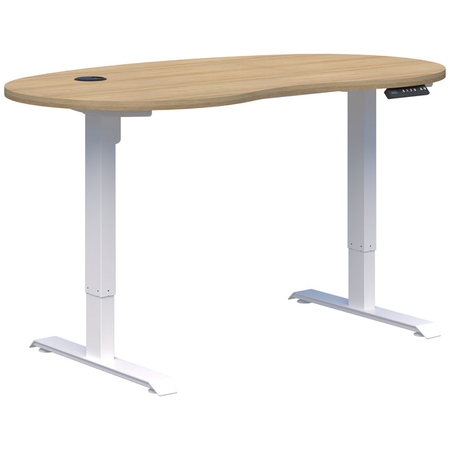 Duo II Electric Desk - Bean Shape
