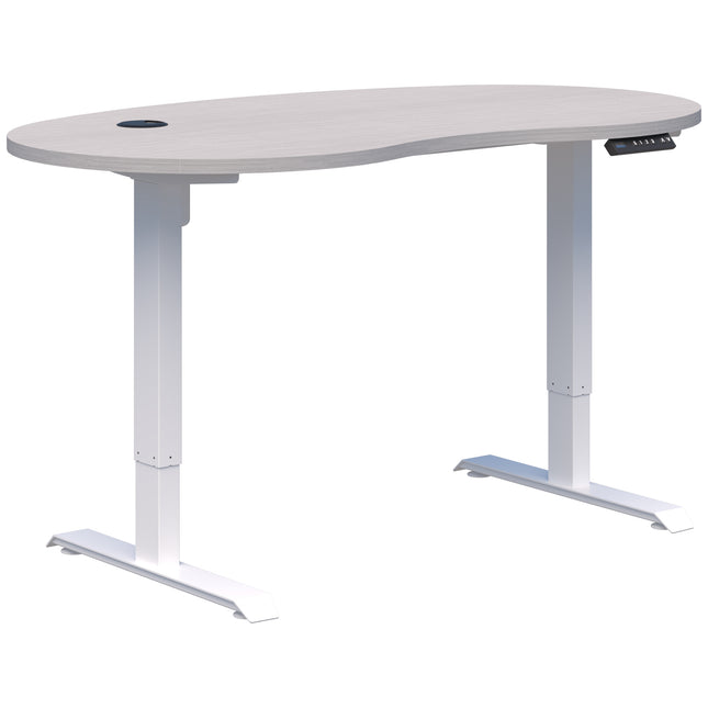 Duo II Electric Desk - Bean Shape