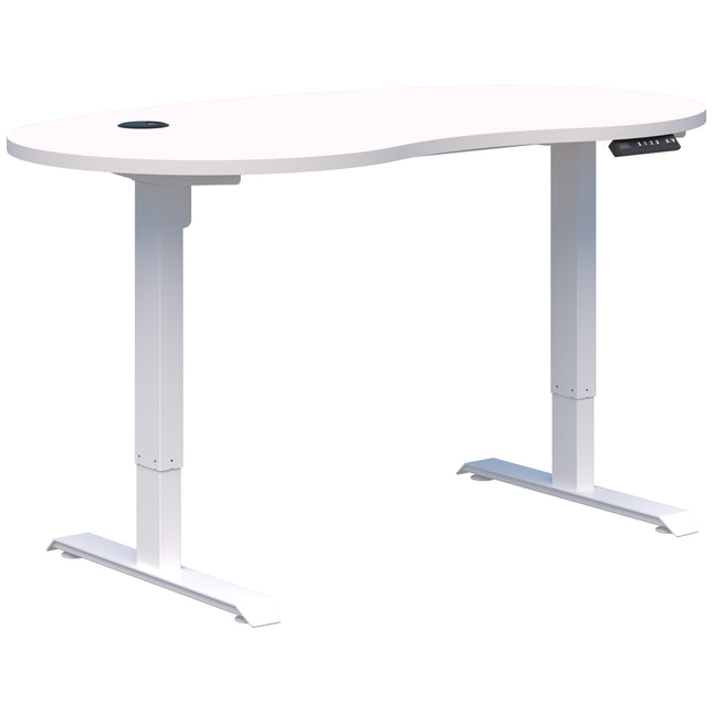 Duo II Electric Desk - Bean Shape