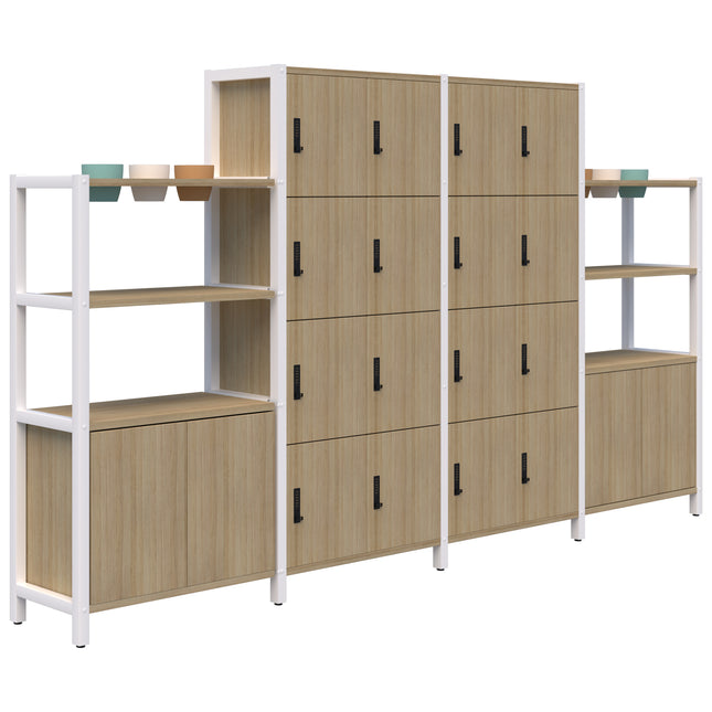Grid 40 Locker / Planter Shelves - 4-5 Tier inc. Premium Pots