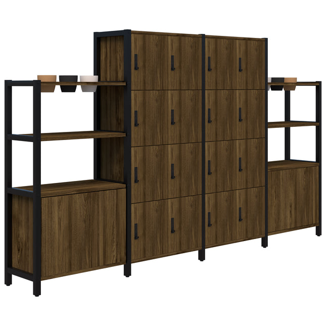 Grid 40 Locker / Planter Shelves - 4-5 Tier inc. Premium Pots