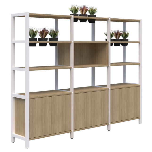 Grid 40 Storage / Planter Shelves - 5 Tier in Artificial Plants