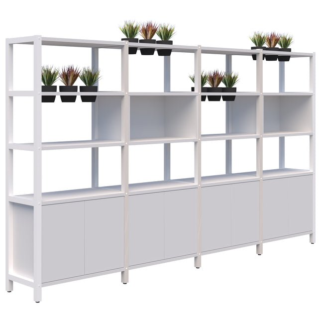 Grid 40 Storage / Planter Shelves - 5 Tier in Artificial Plants