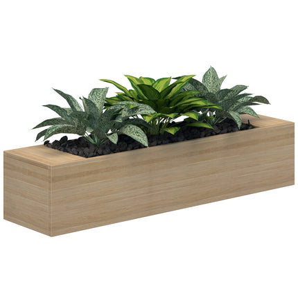 Table Top Planter Box inc Artificial plants
