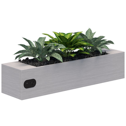 Table Top Planter Box inc Power & Artificial Plants