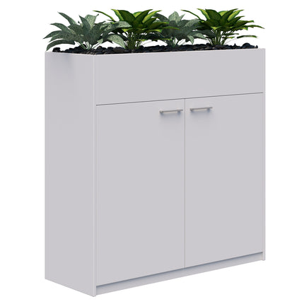 Rapid Planter Cabinet inc. Artificial Plants