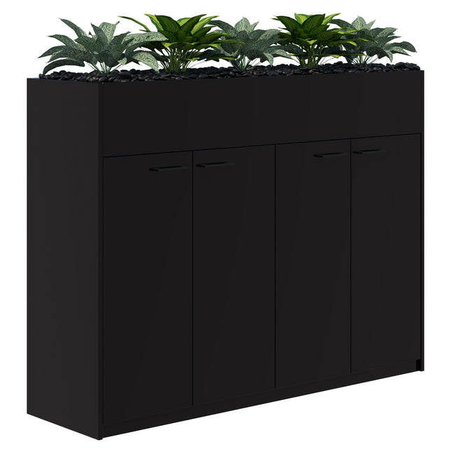 Rapid Planter Cabinet inc. Artificial Plants