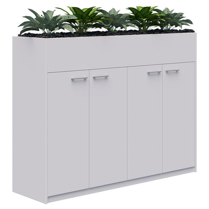 Rapid Planter Cabinet inc. Artificial Plants