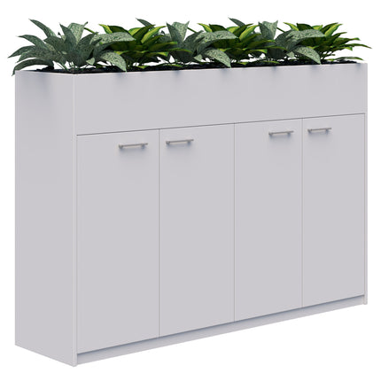 Rapid Planter Cabinet inc. Artificial Plants