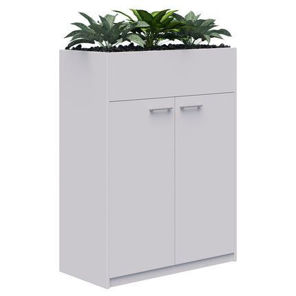 Rapid Planter Cabinet inc. Artificial Plants