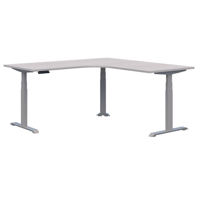 Summit II Electric 90° Corner Workstation Desk
