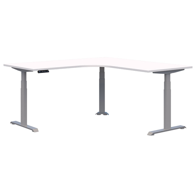 Summit II Electric 90° Corner Workstation Desk