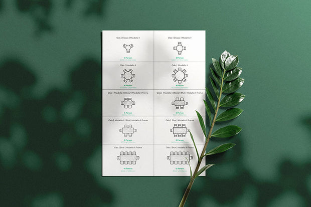 Table Size & Edge Guide