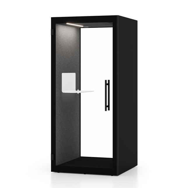  "Modern office chatbox single pod – soundproof workspace for privacy and focus"