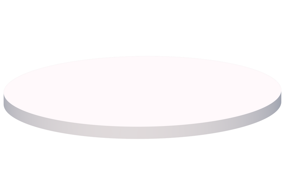 Calculator - Round Top - White