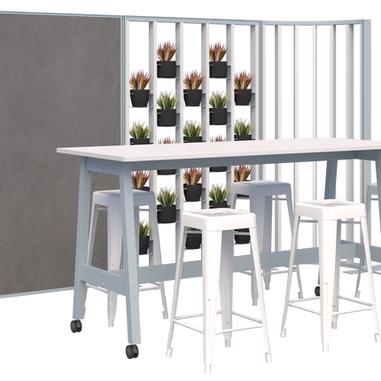 Connect Freestanding Fabric/Plant Wall/Curved Fin