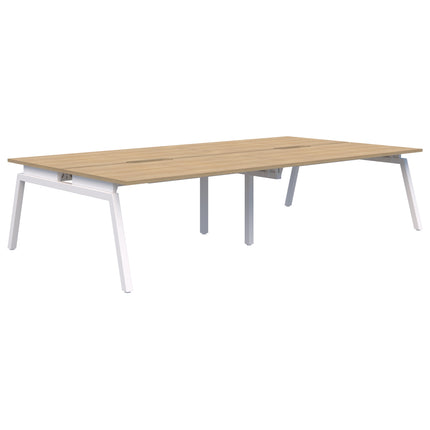Balance Angle 4 Pod Back-to-Back Desk