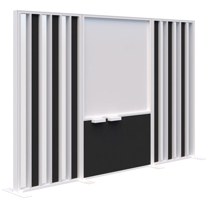 Connect Freestanding Acoustic Glazed/Whiteboard/Acoustic Glazed