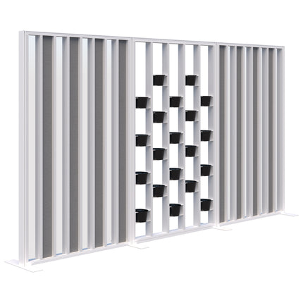 Connect Freestanding Acoustic Glazed/Plant Wall