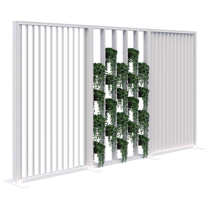 Connect Freestanding Angled Fin/Plant Wall