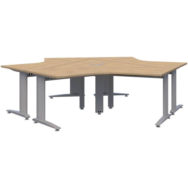 Energy 120° Desk - 3 Pod