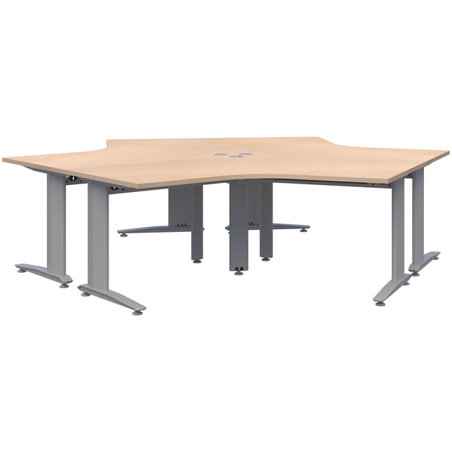 Energy 120° Desk - 3 Pod