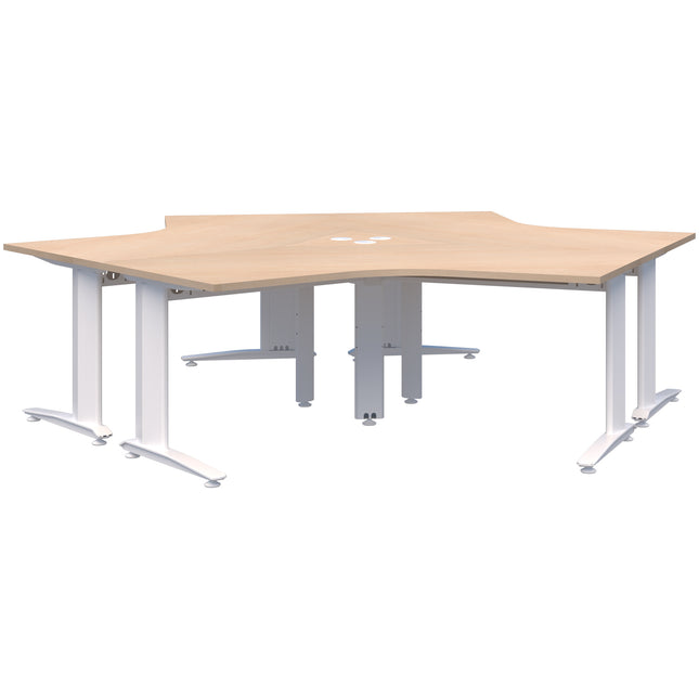 Energy 120° Desk - 3 Pod