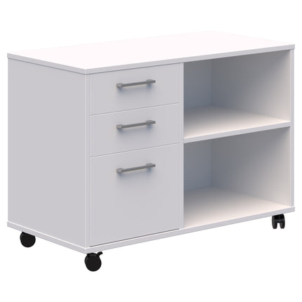 Mascot Mobile Caddy (Drawers & Open Shelving)