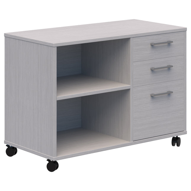 Mascot Mobile Caddy (Drawers & Open Shelving)